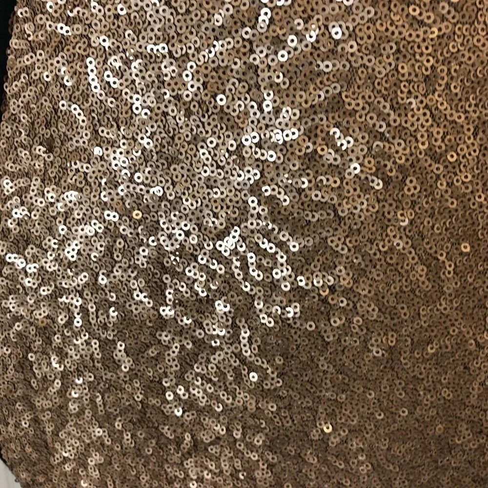 NWT Ina black and gold sequin strapless mini dress - Picture 2 of 14